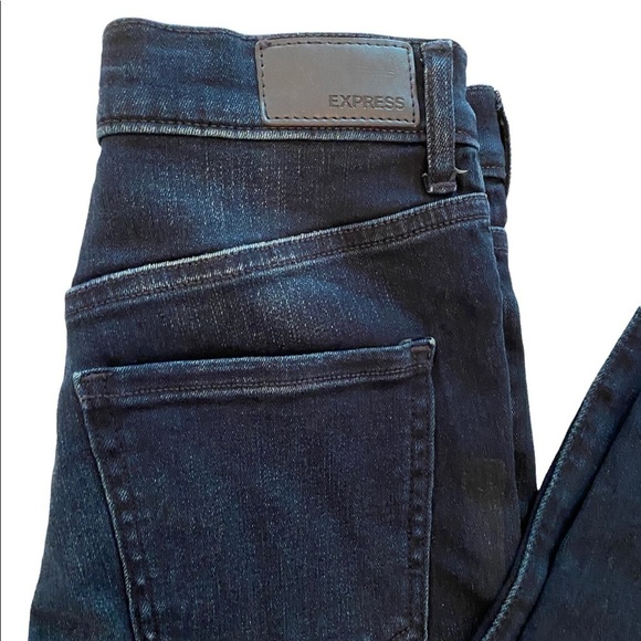 Express NWOT High Rise Denim Perfect Skinny Jeans - Picture 4 of 7
